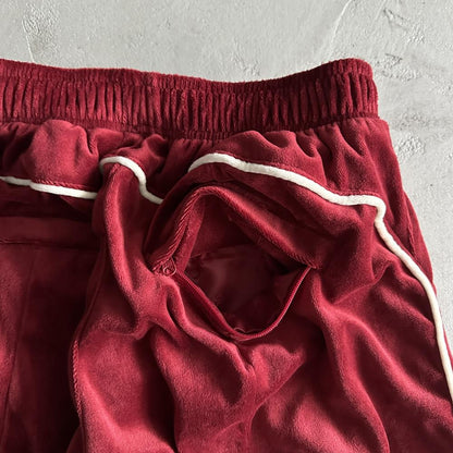 velour amg set -red
