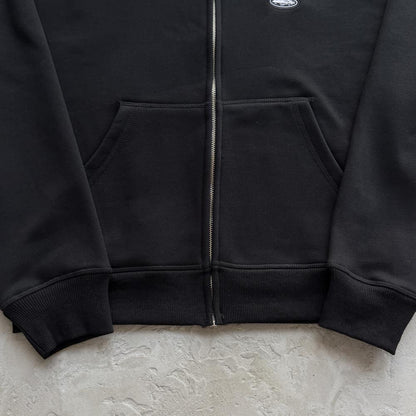 MINI ISLAND ZIP HOODIE -BLACK