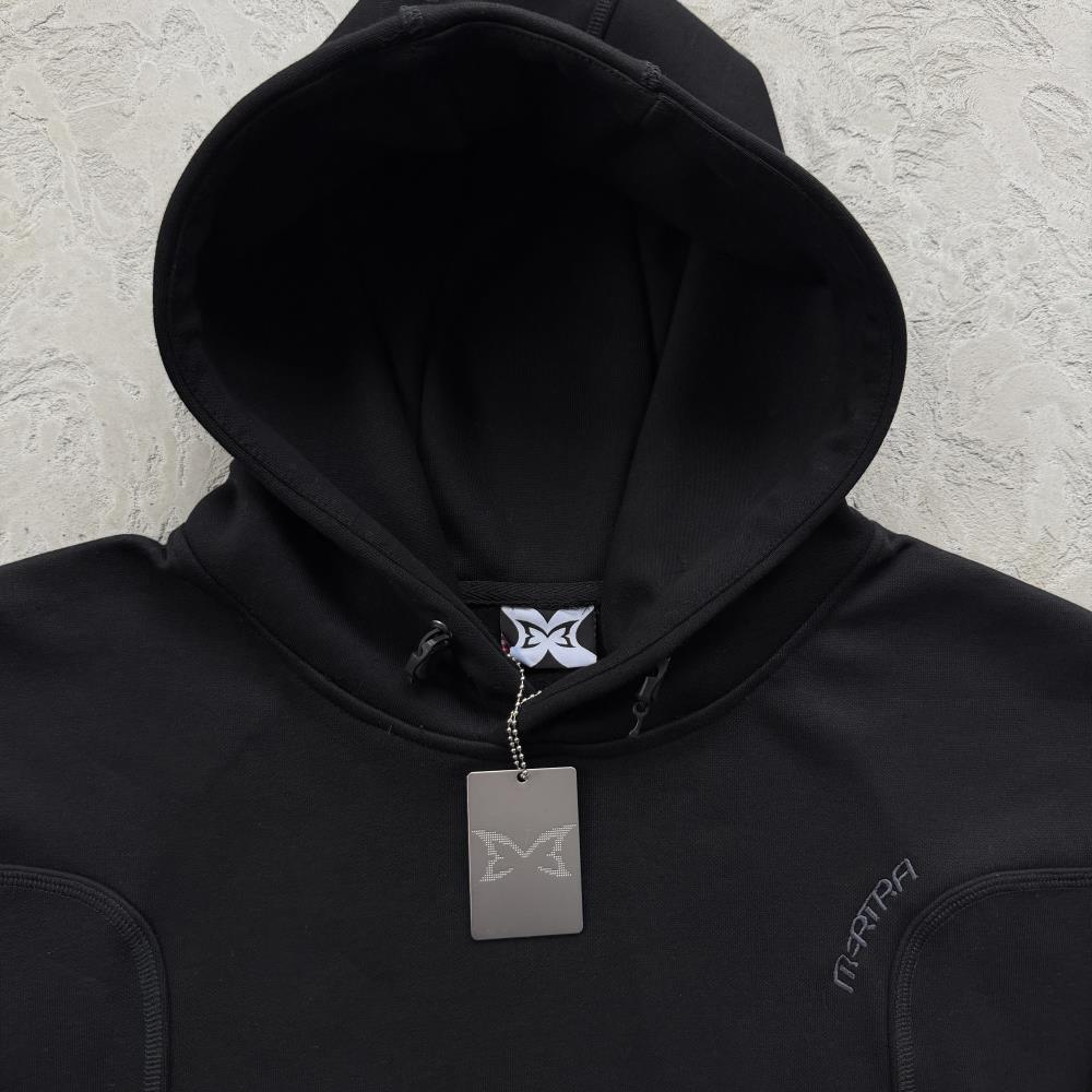 ME glide overlock trackie-black