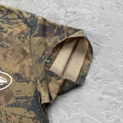 Island Puff Print Tee- Forest Camo