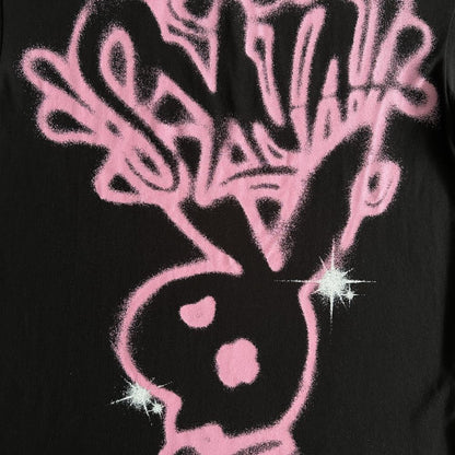 sy player tee -black