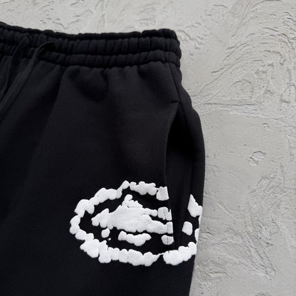 Cor X DenTears Zip Up Hoodie+DenTears Island Wreath Sweatpant -black