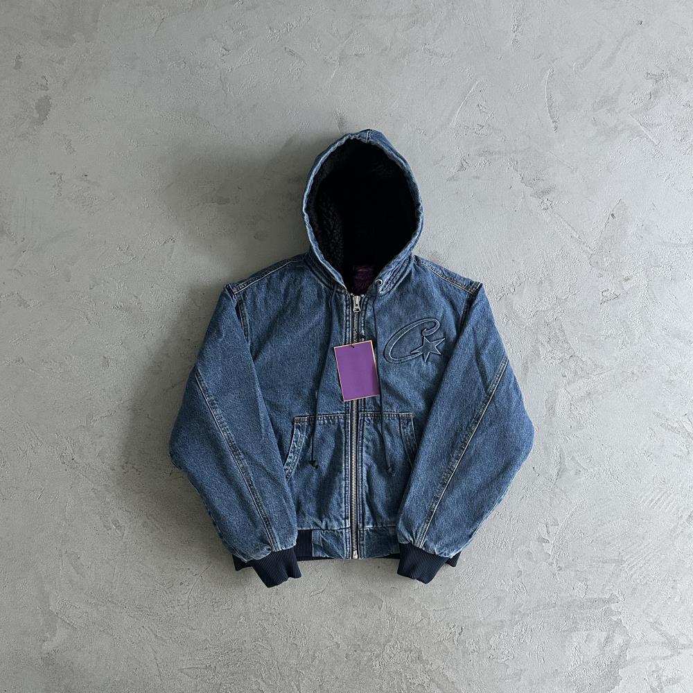 Embossed C-Star Denim Work Jacket