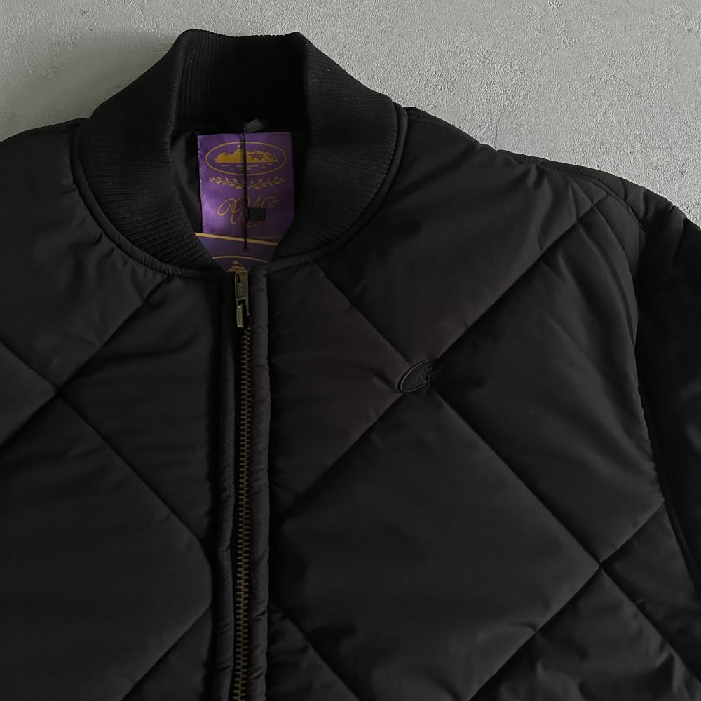 olde english bomber jacket-black