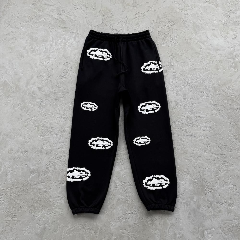 Cor X DenTears Zip Up Hoodie+DenTears Island Wreath Sweatpant -black