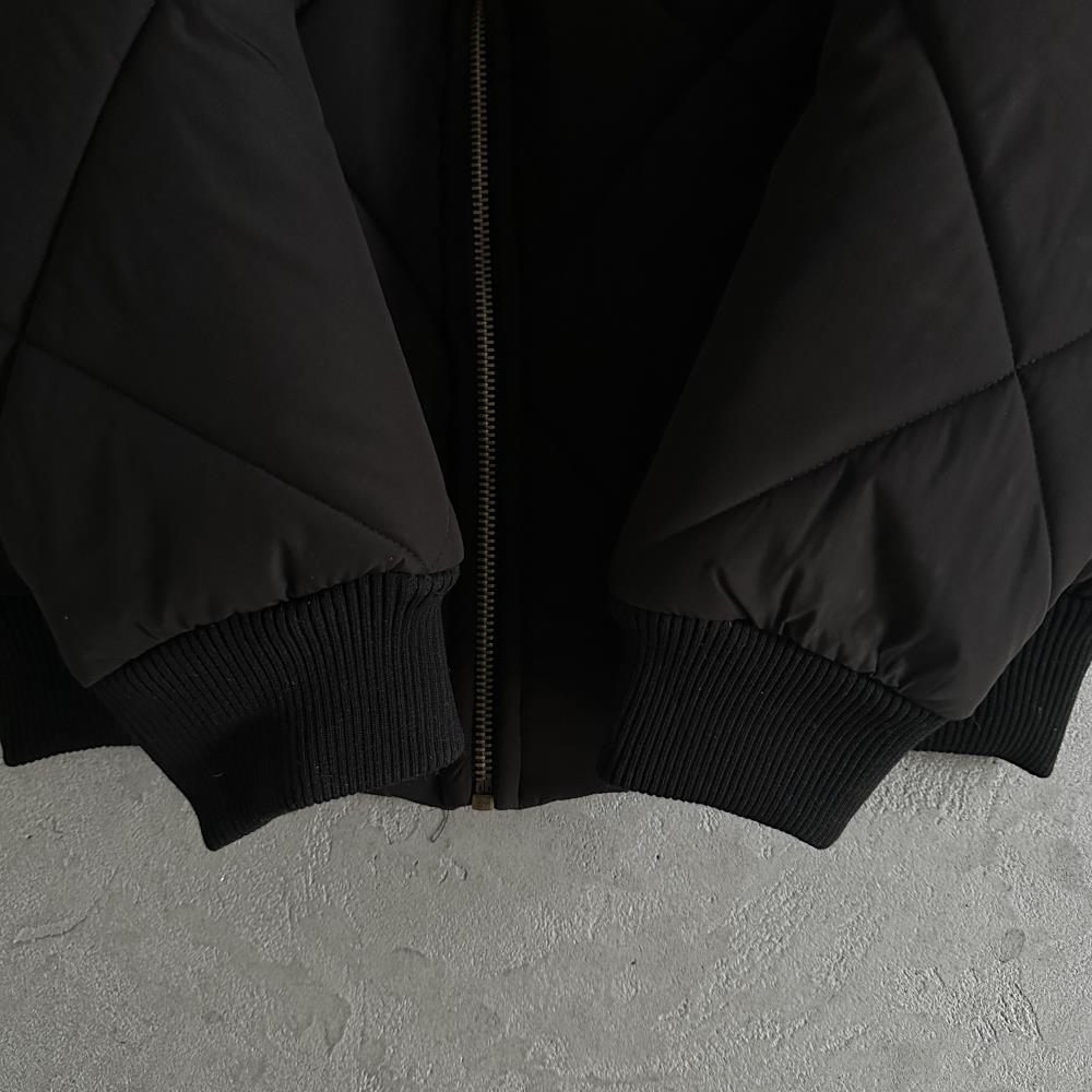 olde english bomber jacket-black