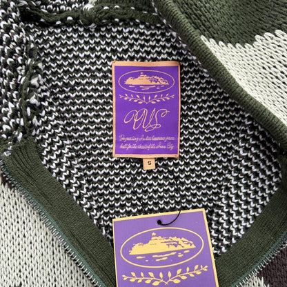 alca traz heavy knit zip hoodie-camo
