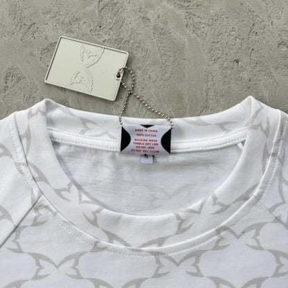 ME Butterfly printed short sleeves-white