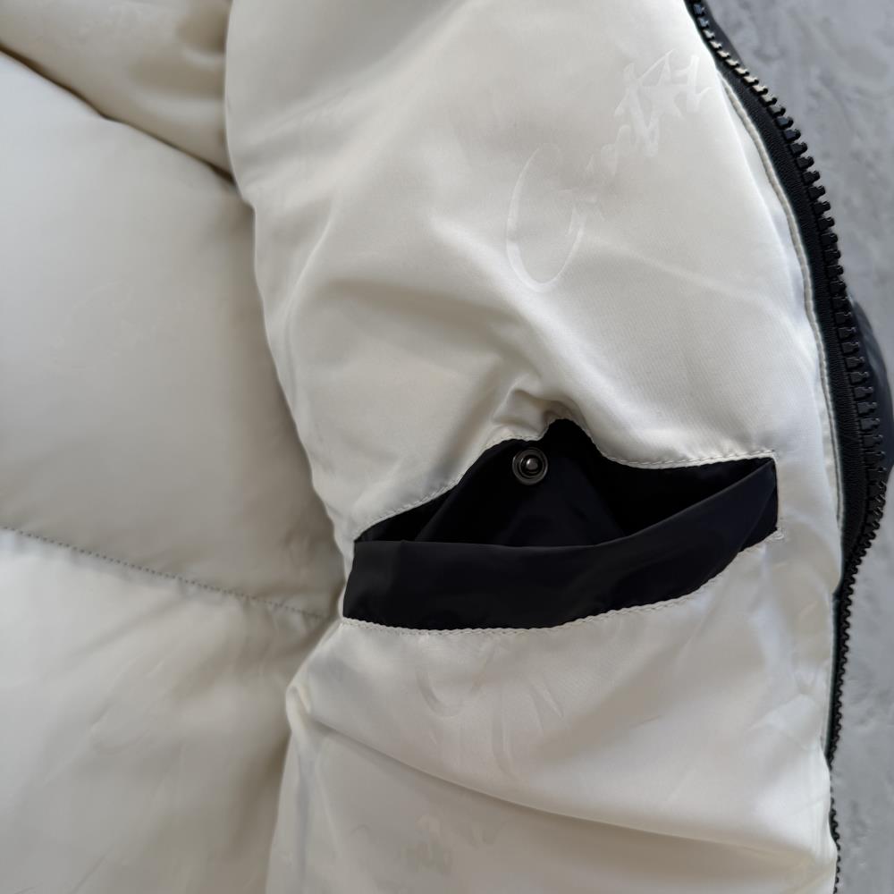 bolo v2 down jacket jacket-black and white