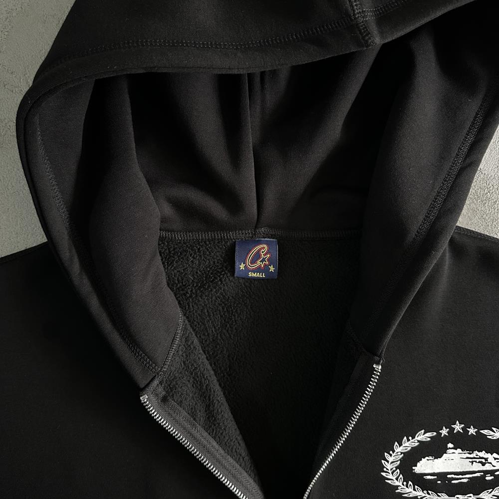 superior royale zip set-black