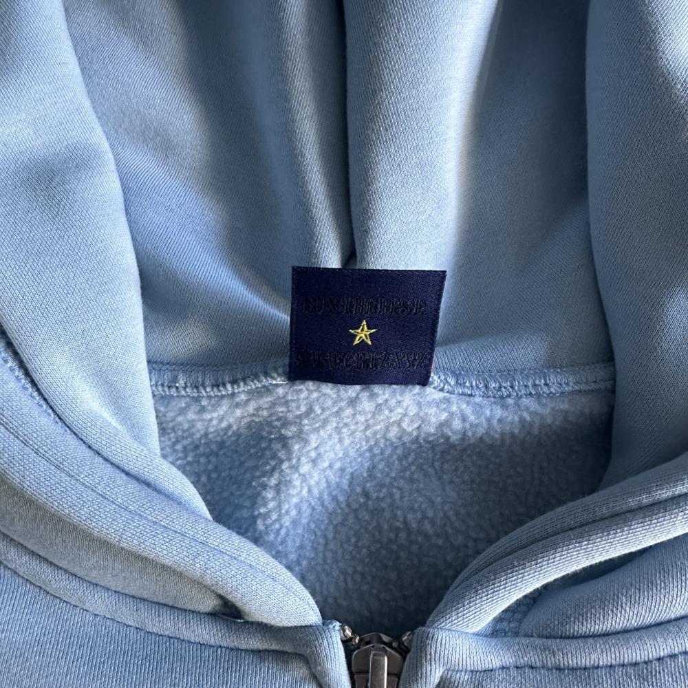 superior royale zip set-blue