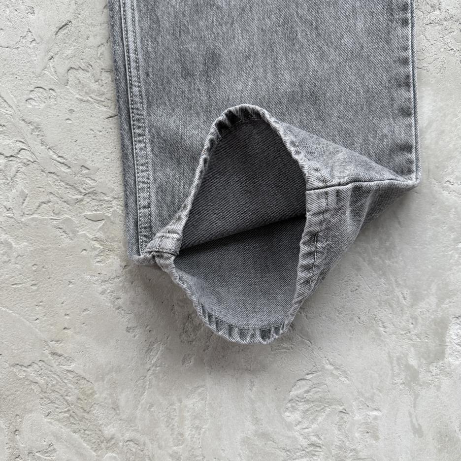 EMBOSSED C-STAR DENIM WORK PANT-grey