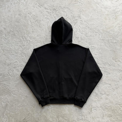MINI ISLAND ZIP HOODIE -BLACK