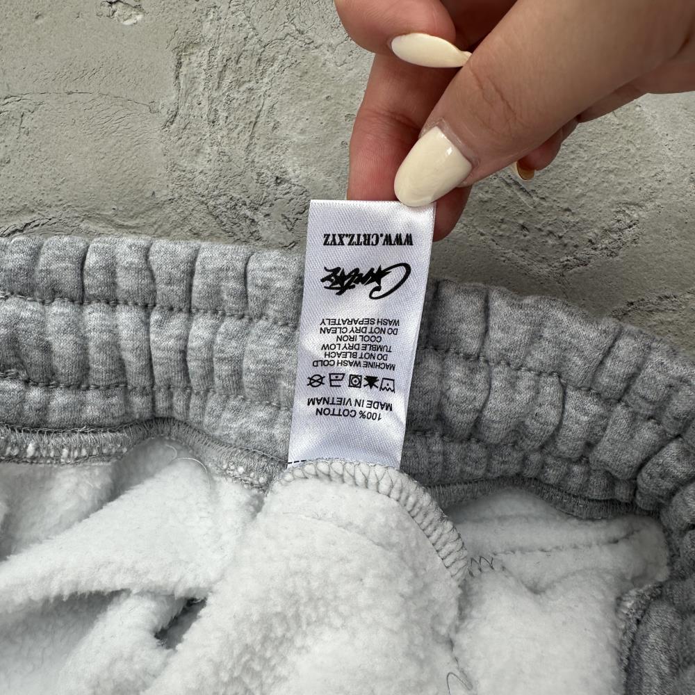 ROYALE CREST OPEN HEM SWEATPANT [HEATHER GREY]
