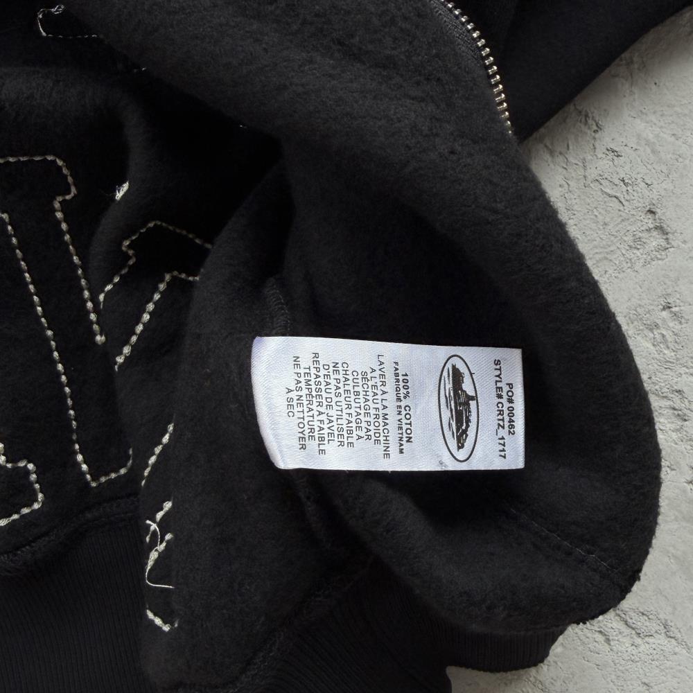 LUNDUN STITCH OPEN HEM -black and red