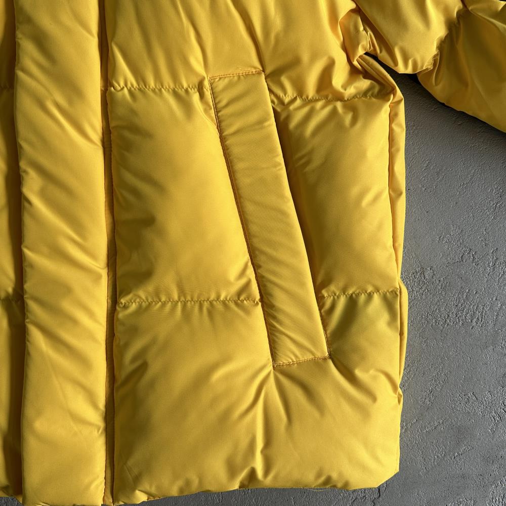 Decoded Arch Puffer Jacket Black Yellow