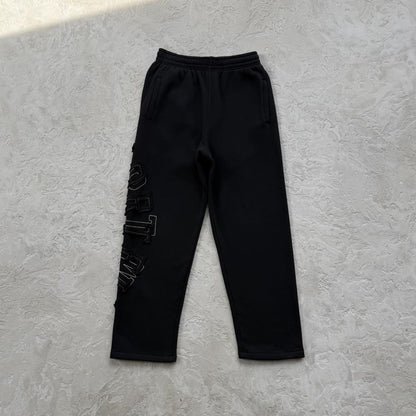 LUNDUN STITCH OPEN HEM -triple black