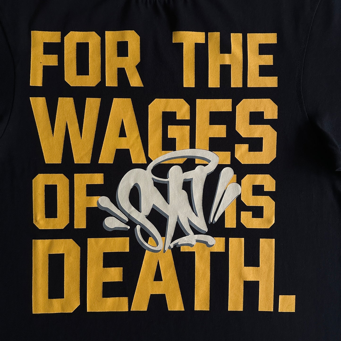 SY wages tee -black