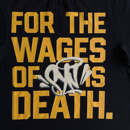 SY wages tee -black