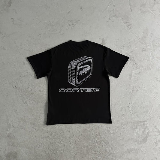 3D badge short sleeves