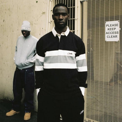 Knit zip up fleece-grey