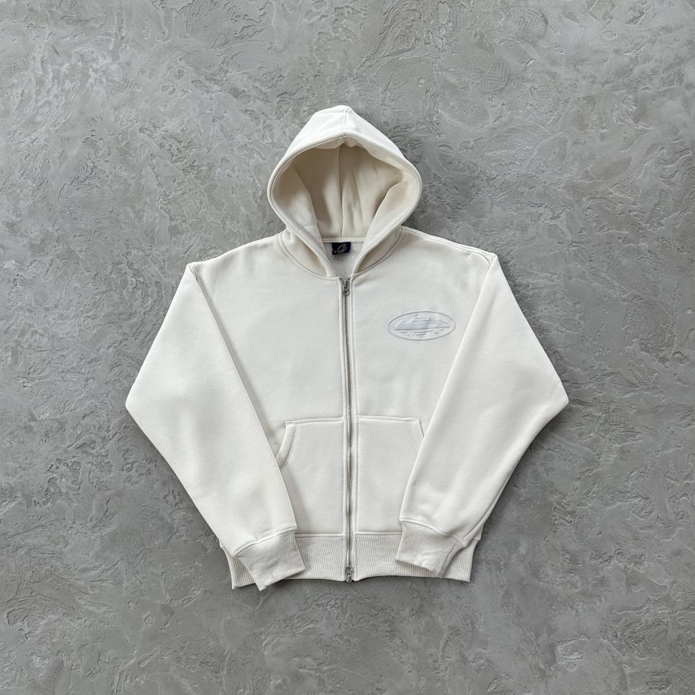 ISLAND PUFF PRINT ZIP SET [OFF WHITE]