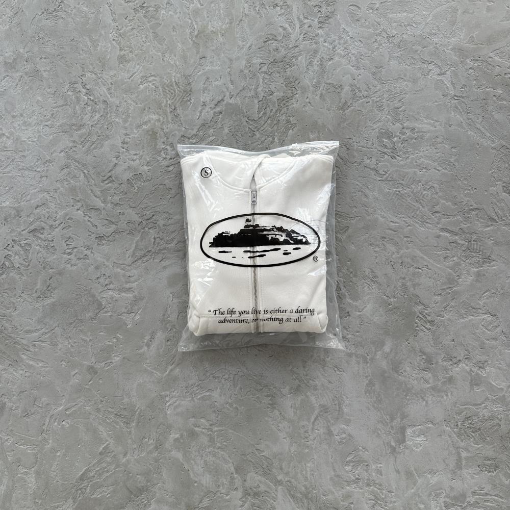 ISLAND PUFF PRINT ZIP SET [OFF WHITE]