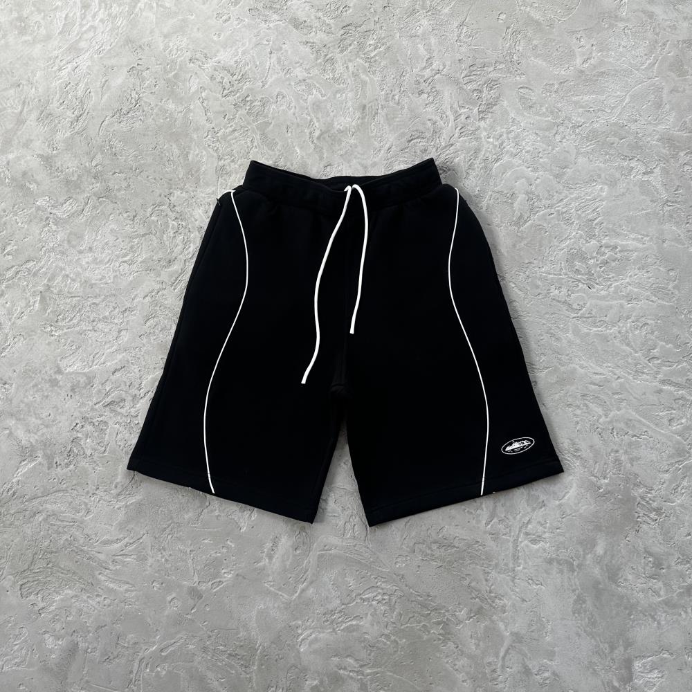 island pique polo set -black