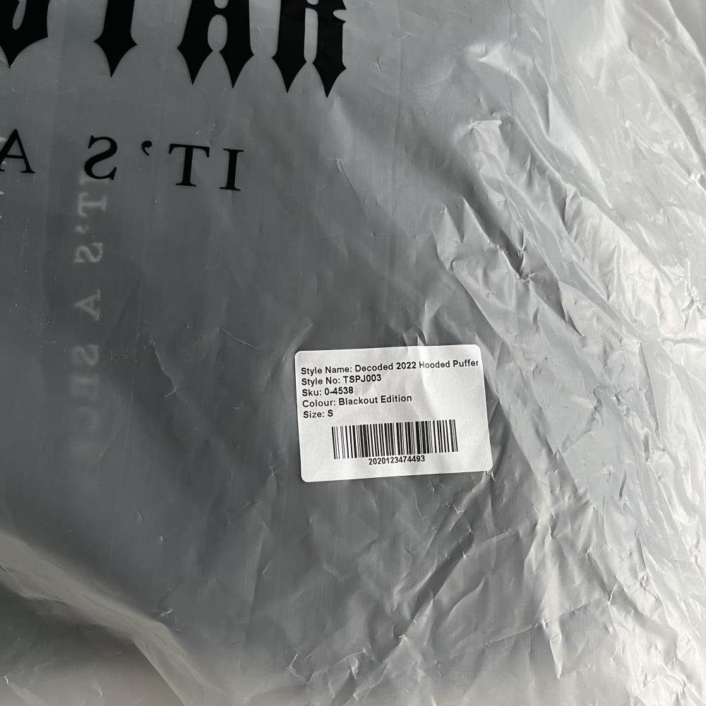 decoded 2022 hooded puffer-blackout edition
