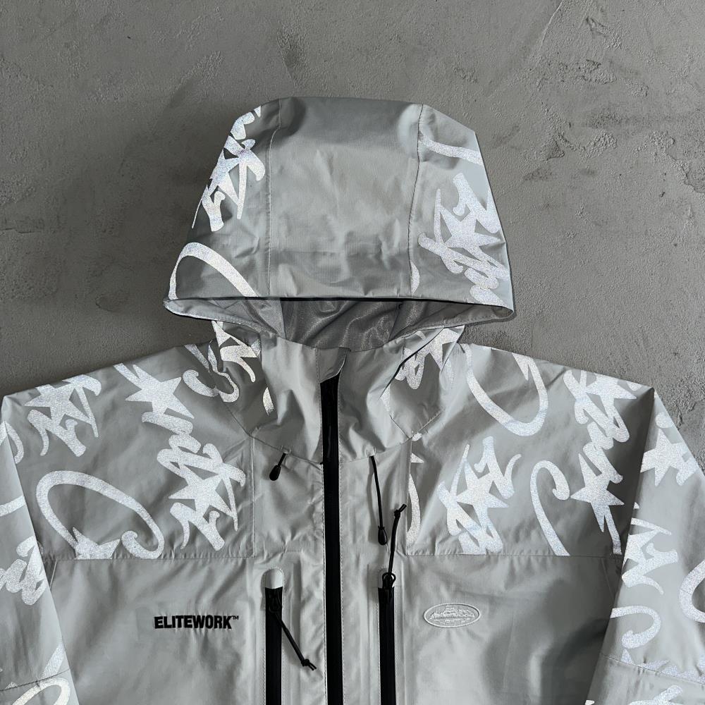 elitework shell jacket-grey