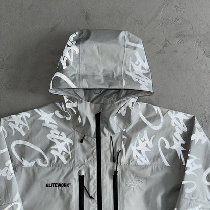 elitework shell jacket-grey