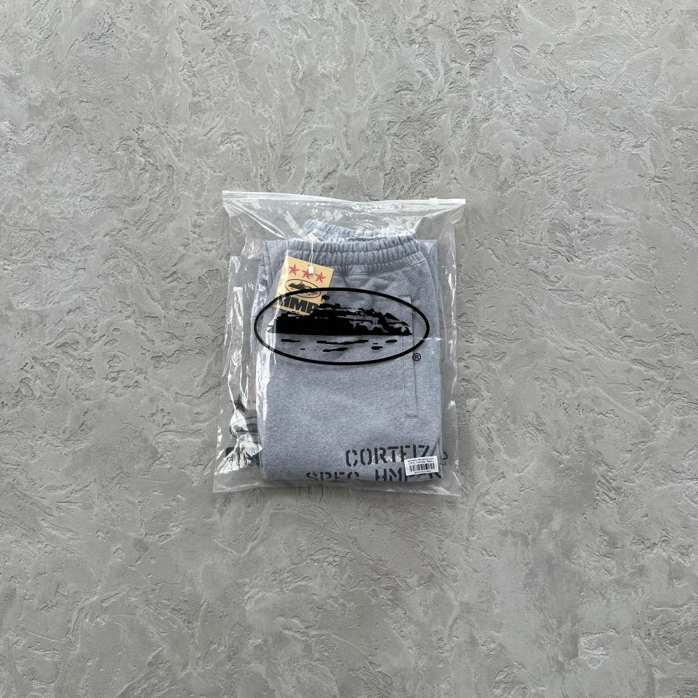 Hmp stencil crewneck set-grey