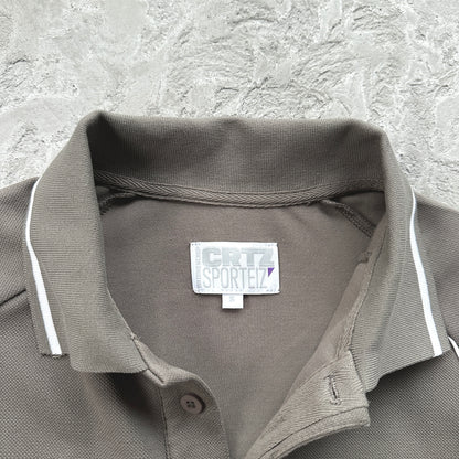 island pique polo set -grey
