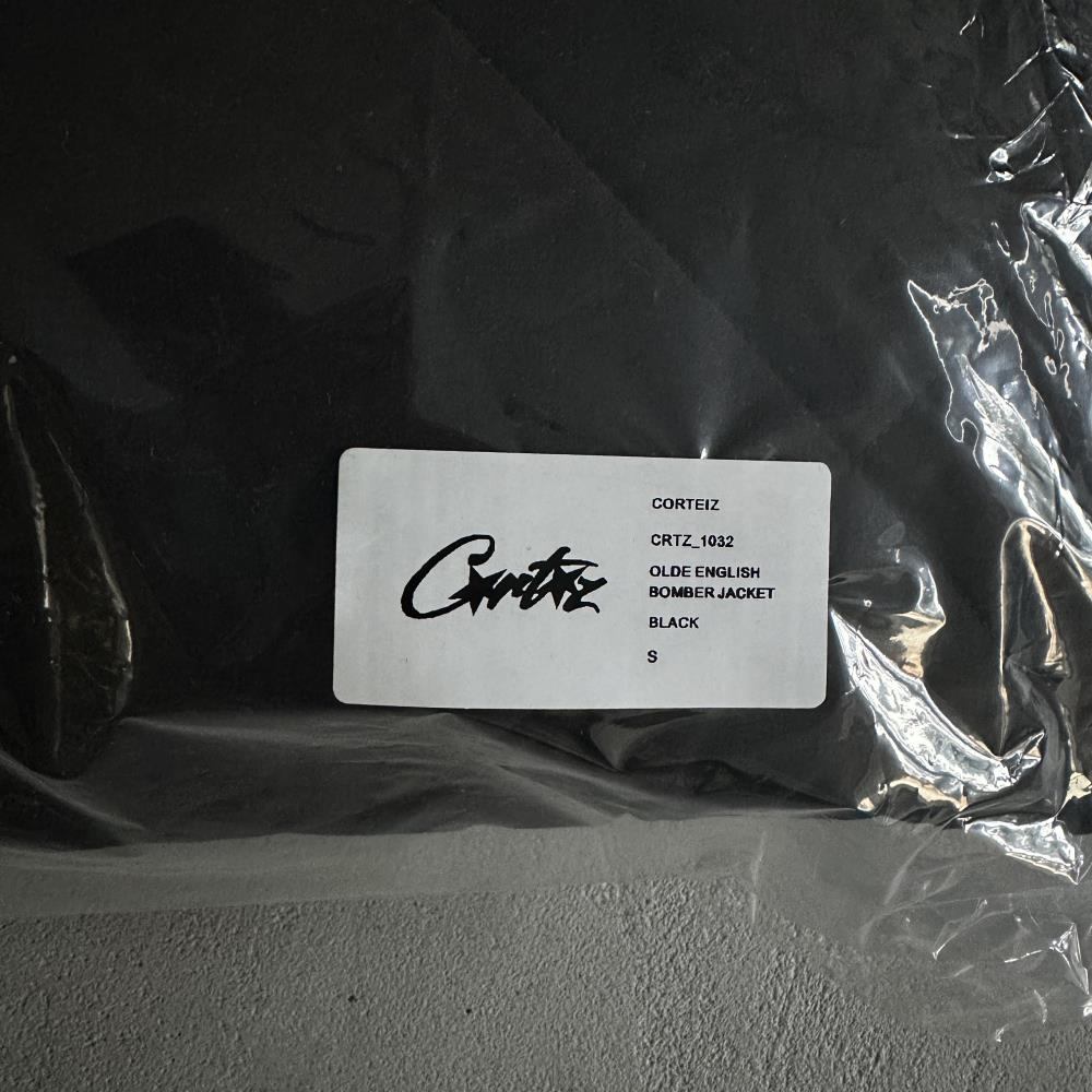 olde english bomber jacket-black