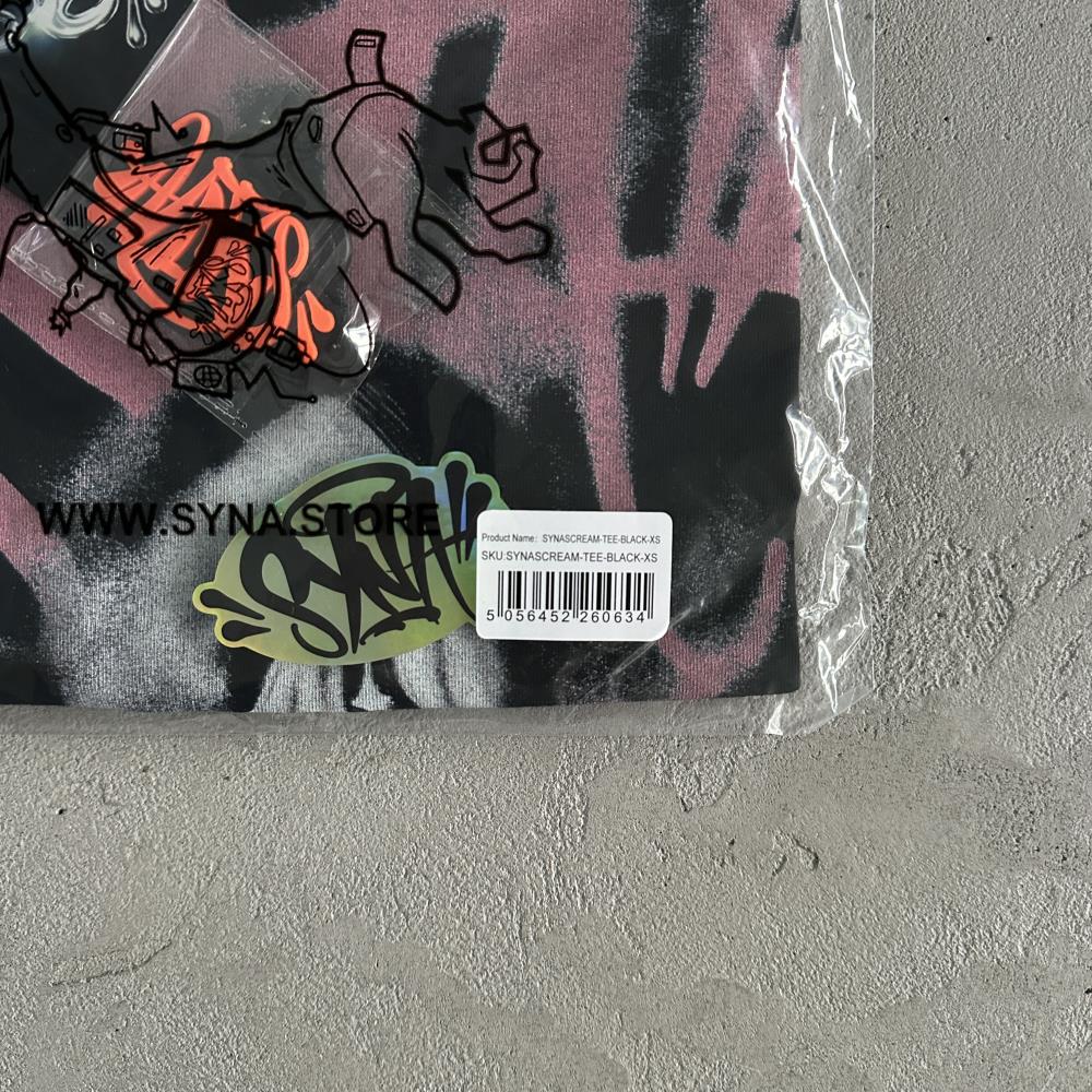 sy scream tee-black
