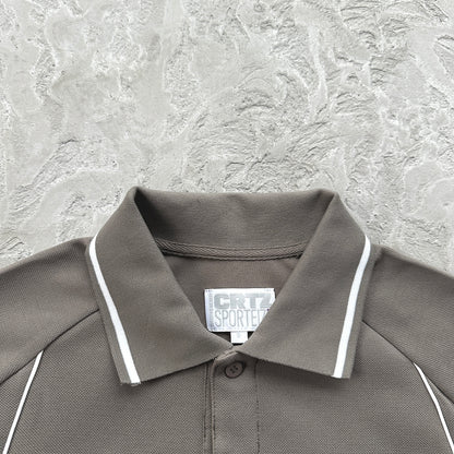 island pique polo set -grey