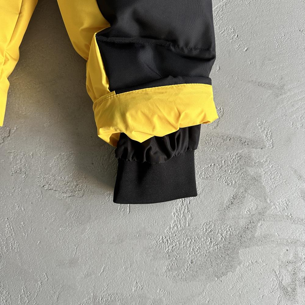 Decoded Arch Puffer Jacket Black Yellow