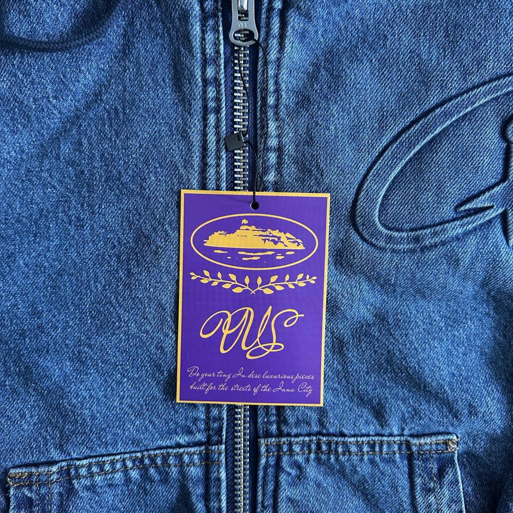 Embossed C-Star Denim Work Jacket