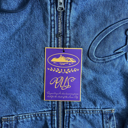Embossed C-Star Denim Work Jacket