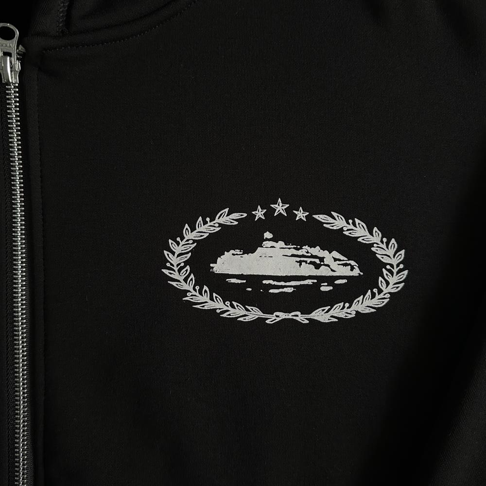 superior royale zip set-black