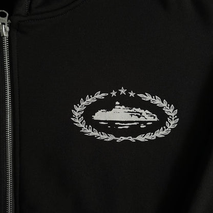 superior royale zip set-black