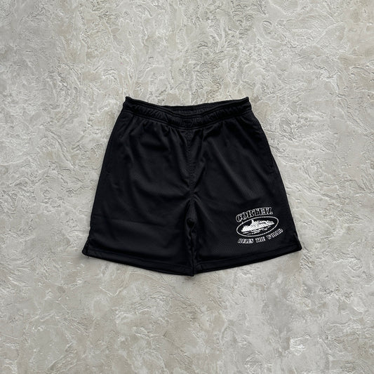 rtw mesh shorts-black