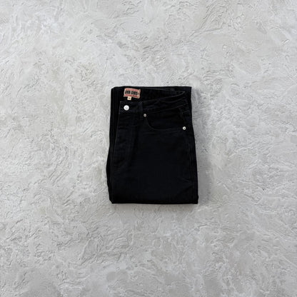 allstarz denim baggy jeans -triple black