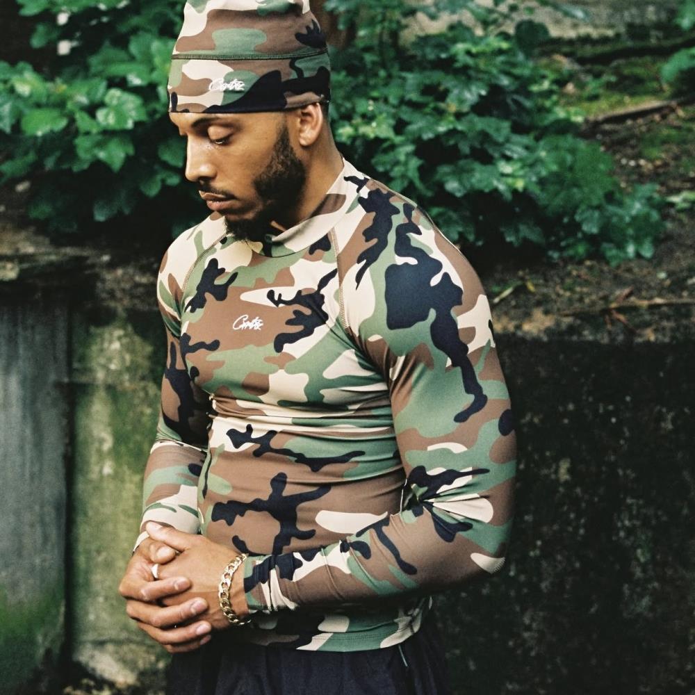 LITEWORK COMPRESSION TOP [WOODLAND CAMO]