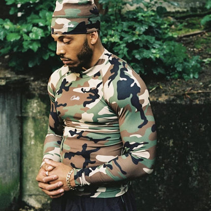 LITEWORK COMPRESSION TOP [WOODLAND CAMO]