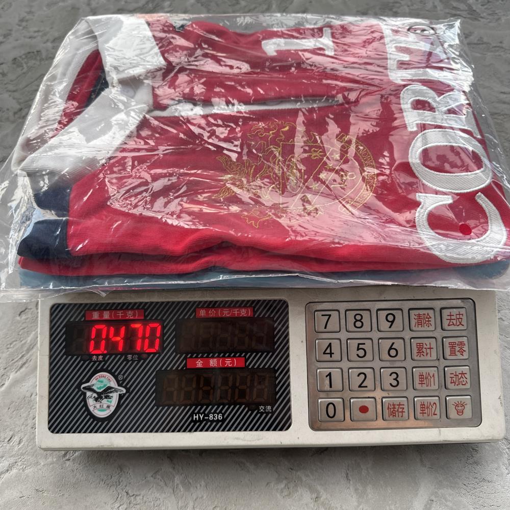 PANELED RUGBY [RED]