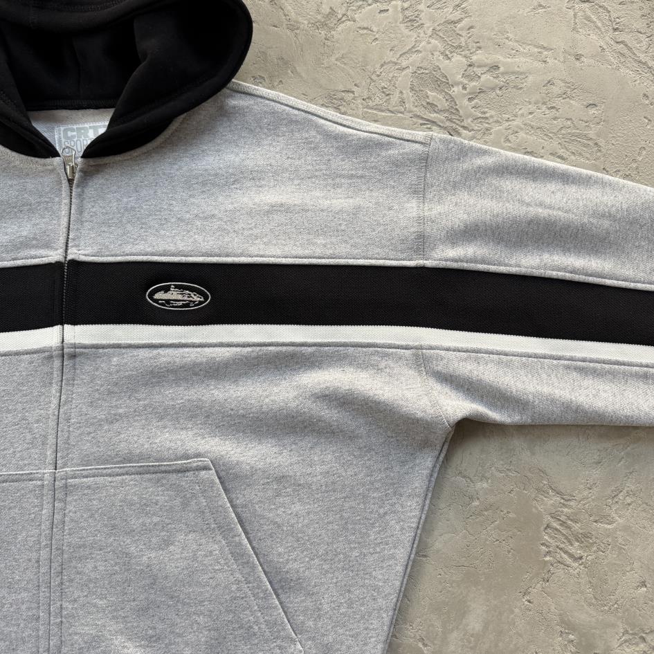 RIBBED SPORTEIZ ZIP HOODIE