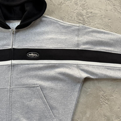 RIBBED SPORTEIZ ZIP HOODIE