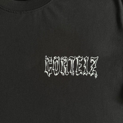 Metal Sanskrit letters tee