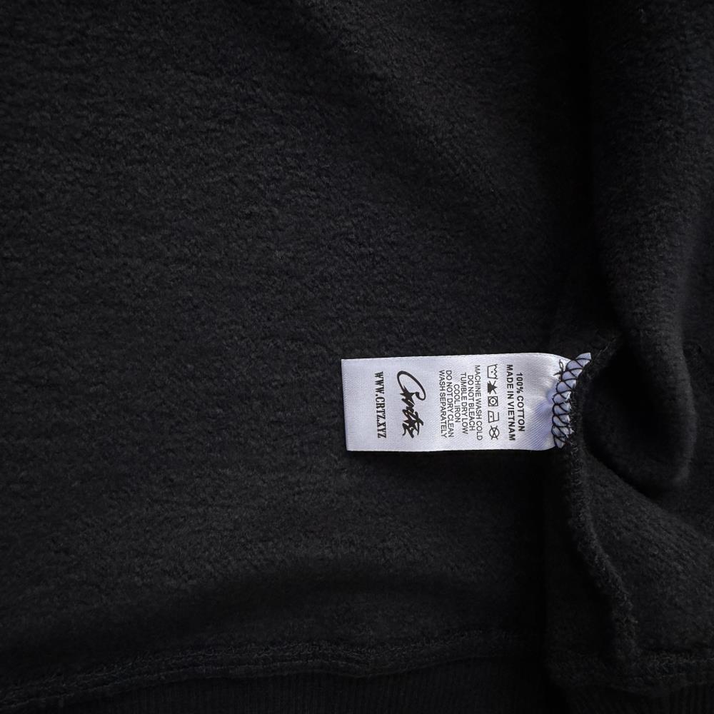 MINI ISLAND ZIP HOODIE -BLACK